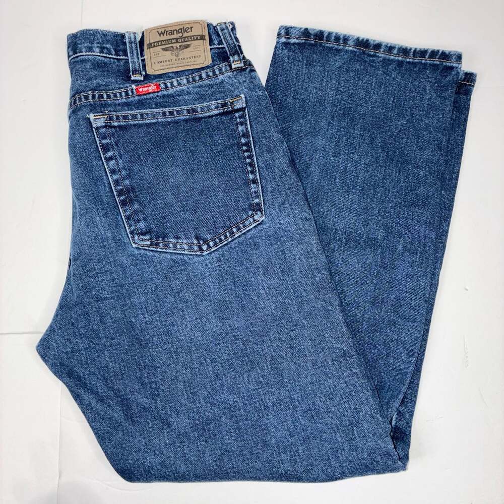 Wrangler Men Premium Quality Regular Fit Jeans Size 34x29